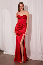 Fitted Dress With A Sweetheart Neckline And Thin Straps-6